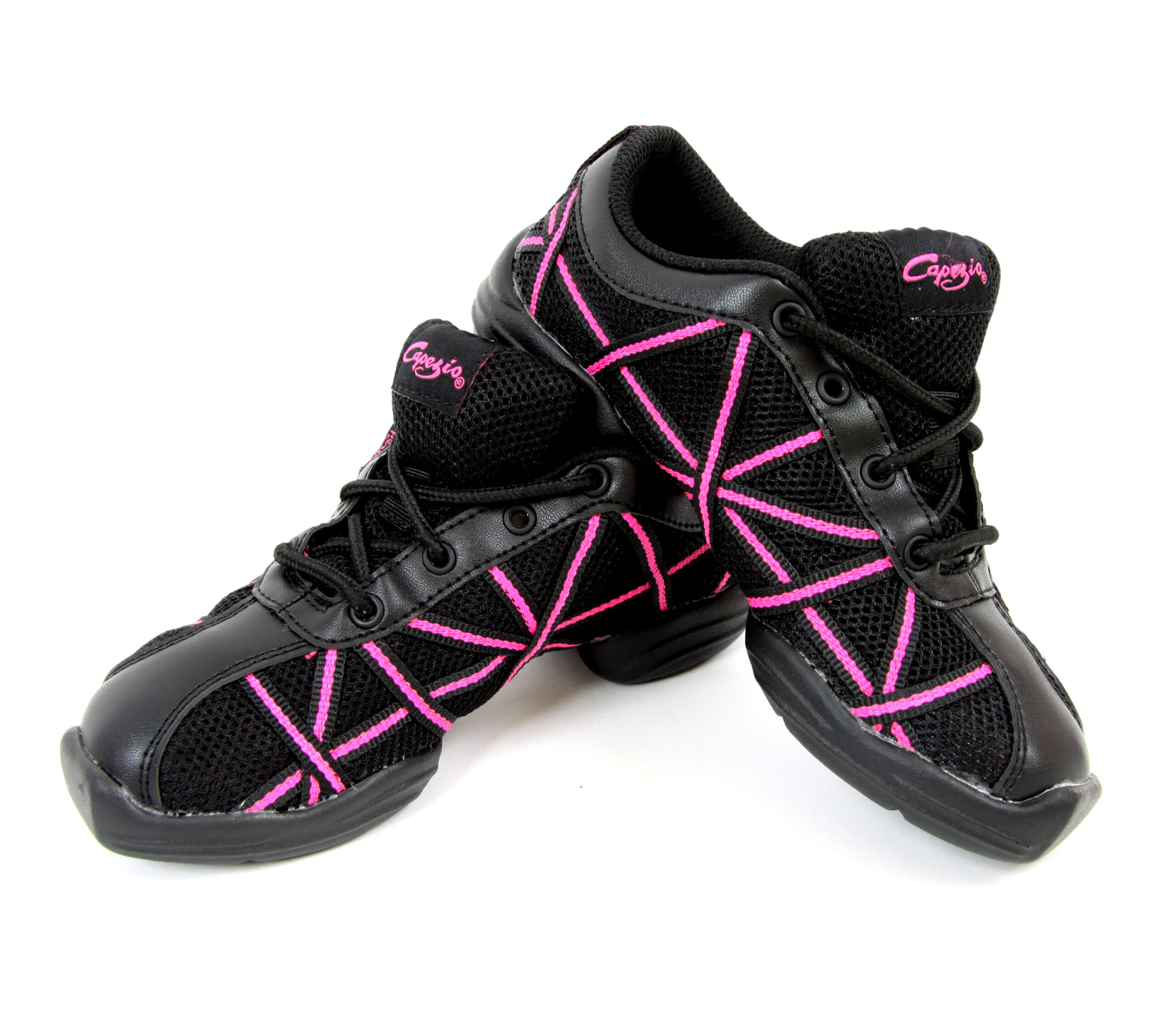 NEW CAPEZIO DS27 Pro Impact Trainer Hip Hop Jazz Dance Ladies Shoes Black 