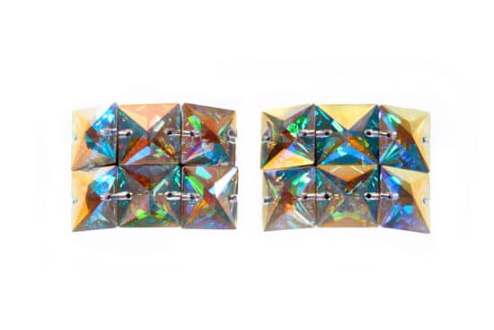 Large Square Diamond Ab Buckles